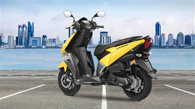 نسخه جدید موتورسیکلت TVS NTorq 125