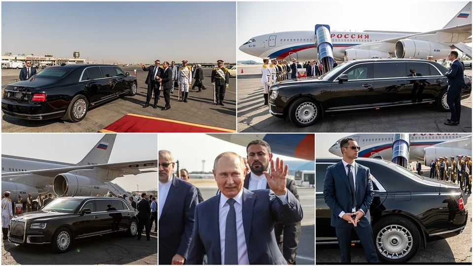 خودرو رئیس جمهور روسیه در ایران