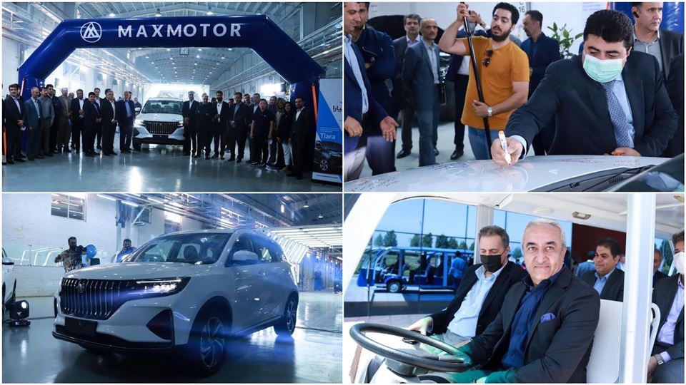 جشن تولید اولین تیارا مکث موتور در ایران