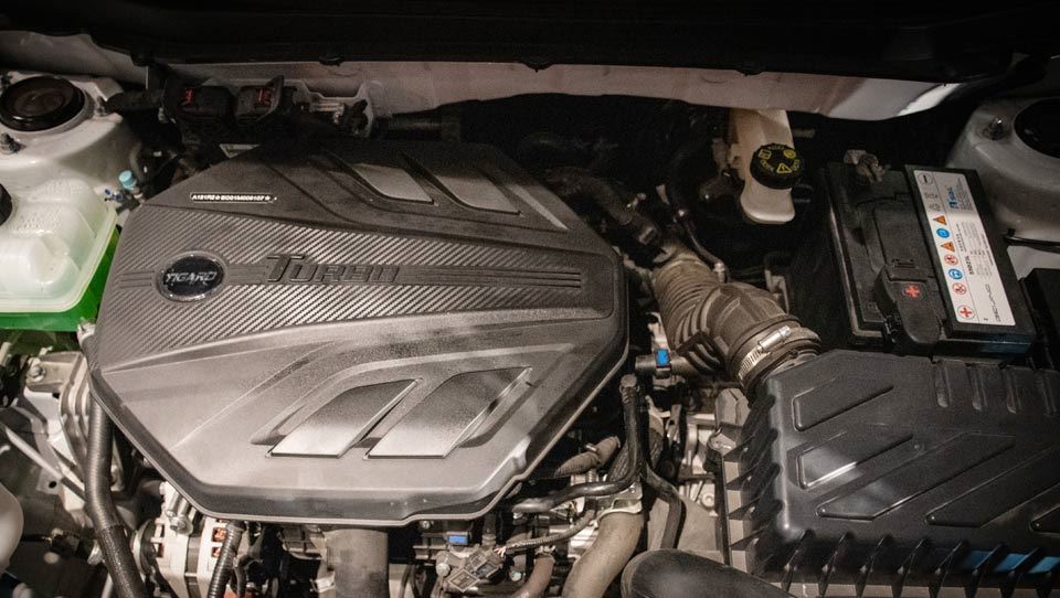 پیشرانه و مشخصات فنی تیگارد X35 سانیار موتور
