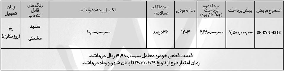 پیش فروش دایون وای 7 ایلیا موتور