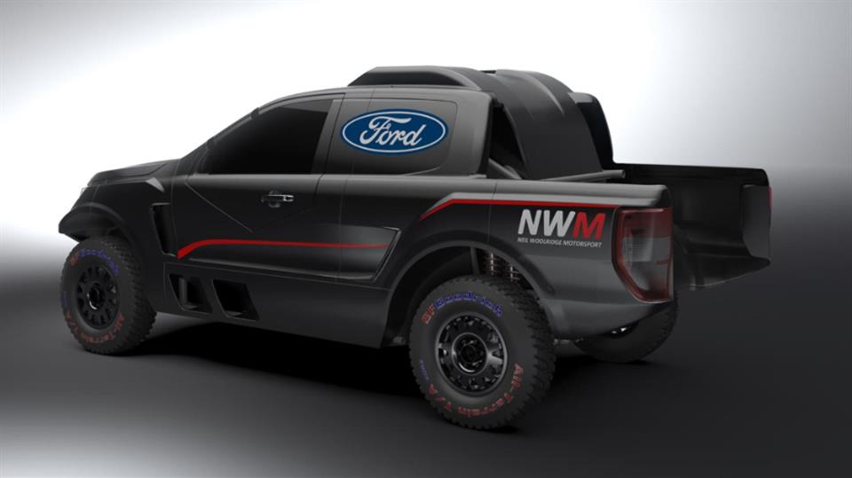 نسخه مسابقه ای فورد رنجر جهت حضور در رالی کراس کانتری آفریقای جنوبی