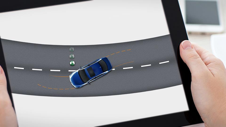 سامانه بالانس فشار ترمز در پیچ‌ها