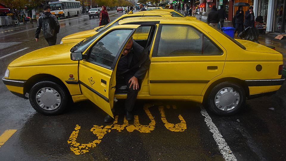 شناسايي تاکسي فعال در تهران