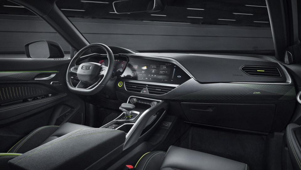 کابین و امکانات جیلی ژینگ یو S