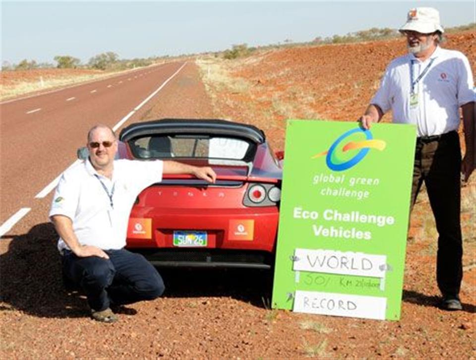مدل رودستر در اکتبر 2009 در استرالیا توانست رکورد طی مسافت 501 کیلومتر با یک بار شارژ را ثبت کند.