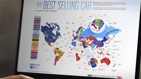 پرفروش‌ترین خودرو در هر کشور کدام است