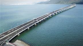 افتتاح طولانی‌ترین پل دریایی دنیا
