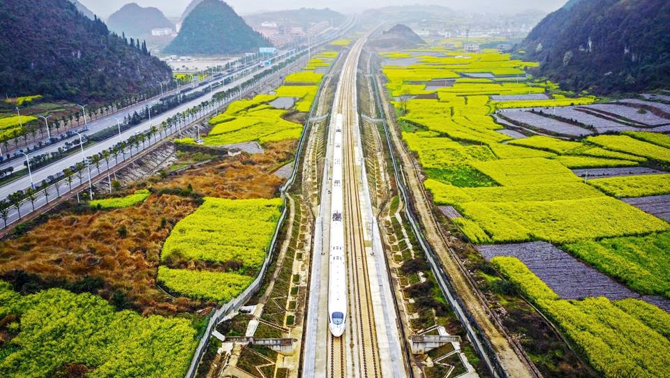 5 - خط ریل پرسرعت پکن-شانگهای (34 میلیارد دلار)