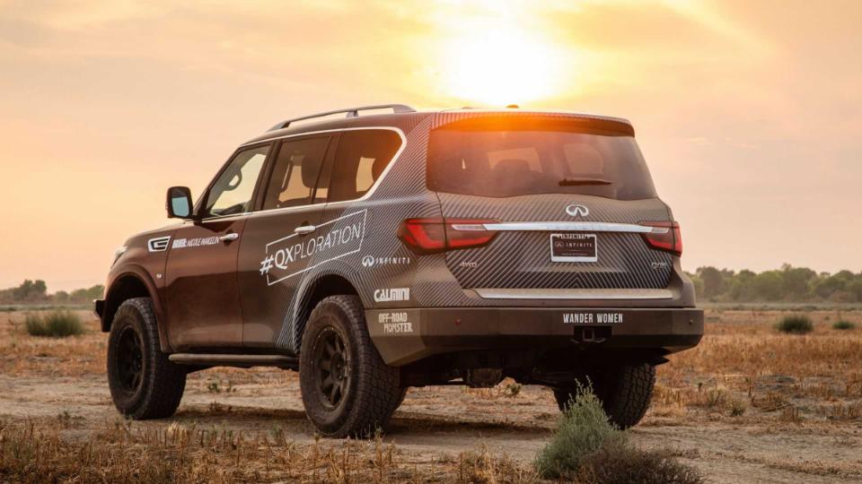 ورود اینفینیتی QX80 به رالی زنان