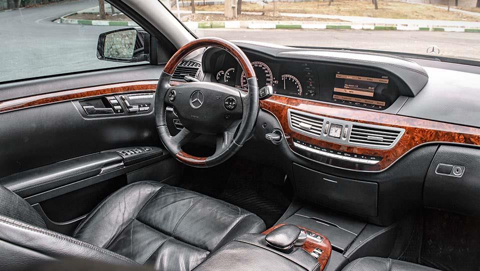طراحی کابین مرسدسبنز S350