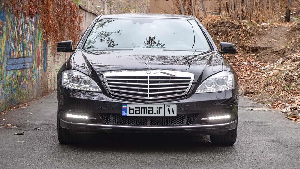 طراحی نمای جلو مرسدسبنز S350