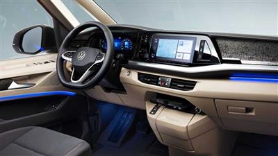 کنسول و داشبورد فولکس‌واگن مولتی‌ون T7