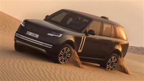 نخستین تصاویر از رنجرور برقی در صحرا منبع سایت باما