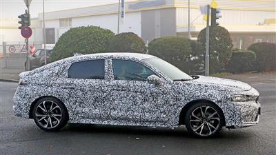 تصاویر جاسوسی هوندا سیویک فست‌بک مدل 2022