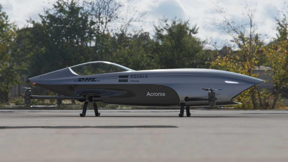 خودروی برقی پرنده مخصوص مسابقات Airspeeder